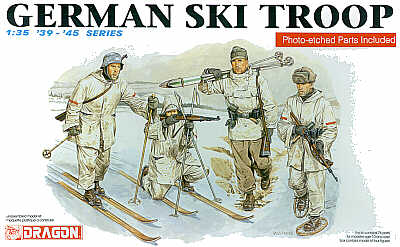 German Ski Troops. Includes etched parts