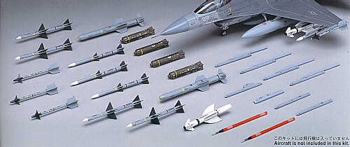 Aircraft Weapons V. U.S.Missiles and launcher set