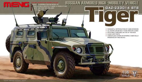 GAZ-233014 STS Tiger Russian Armoured High Mobility Vehicle