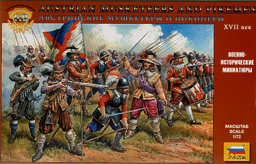Austrian Musketeers and Pikemen 16-17th