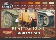 "DUST and RUST" DIORAMA SET COLORS