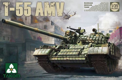 Russian T-55 AMV Medium Tank