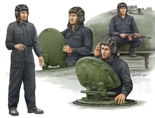 Modern Soviet Tank Crew
