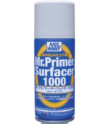 B-524 MR HOBBY Mr Primer Surfacer 1000 Gray spray can (170 ml)