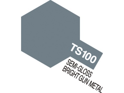 TS100 SPRAY Semi-Gloss Bright Gun Metal