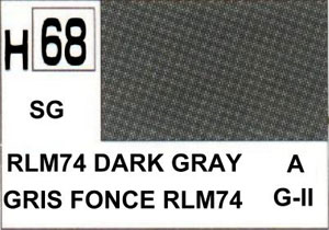 Mr. Hobby Color H68 RLM74 DARK GRAY SEMI-GLOSS