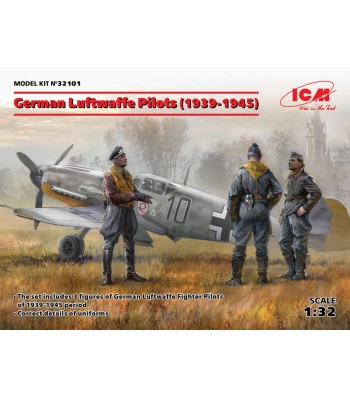 German Luftwaffe Pilots (1939-1945) (3 figures) (100% new molds)