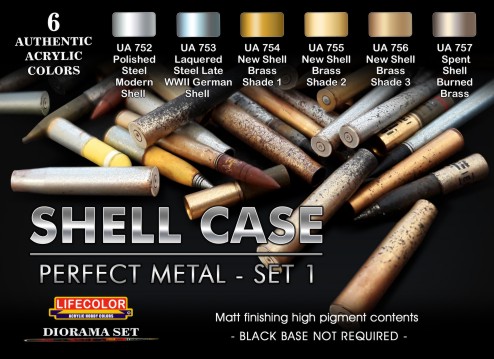 Shell Case Metal Color set 1