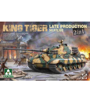 WWII German Heavy Tank Sd.Kfz.182 King Tiger Late Production 2 in 1 (without interior)