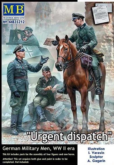 "Urgent dispatch" German Military Men WWII