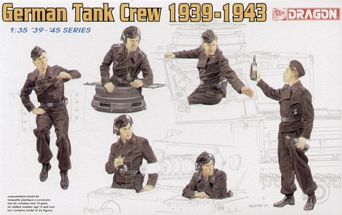 German Tank Crew 1939-1943 x 6 figures