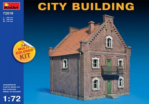 City building Multi colored kit