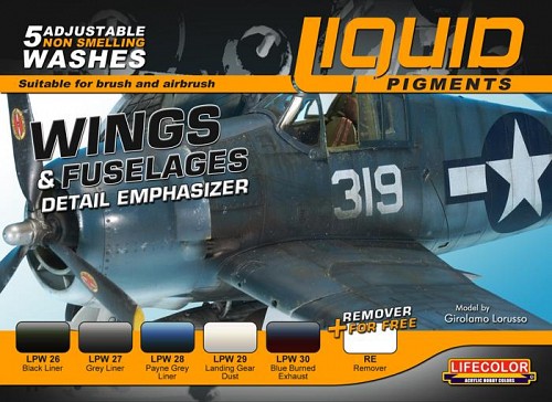LIQUID PIGMENTS SERIES Wings & Fuselages Detail Emphasizer