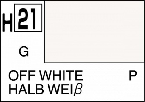 Mr. Hobby Color H21 OFF WHITE GLOSS