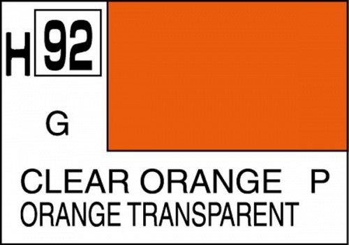 Mr. Hobby Color H92 CLEAR ORANGE GLOSS