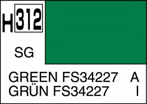Mr. Hobby Color H312 GREEN FS34227 SEMI-GLOSS