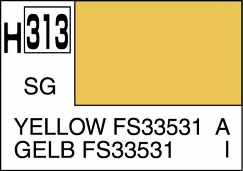 Mr. Hobby Color H313 YELLOW FS33531 SEMI-GLOSS