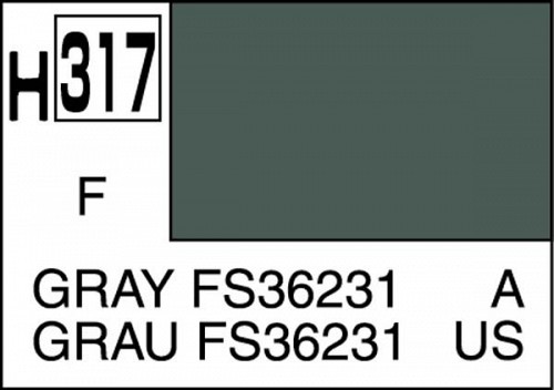 Mr. Hobby Color H317 GRAY FS36231 FLAT