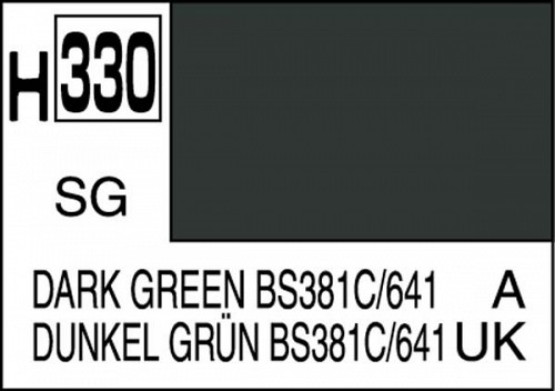 Mr. Hobby Color H330 DARK GREEN SEMI-GLOSS