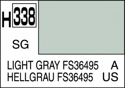 Mr. Hobby Color H338 LIGHT GRAY SEMI-GLOSS