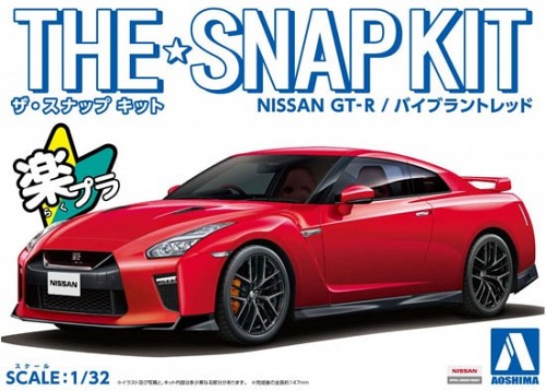 The Snap Kit Nissan GT-R Vibrant Red