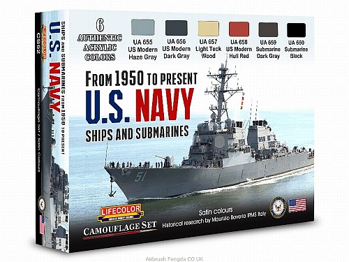 From 1950 to Present U.S. NAVY Ships and Submarines