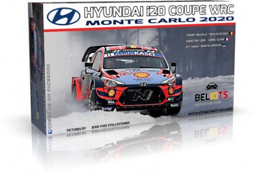 HYUNDAI i20 COUPE WRC MONTE CARLO 2020 NEUVILLE / LOEB / TANAK
