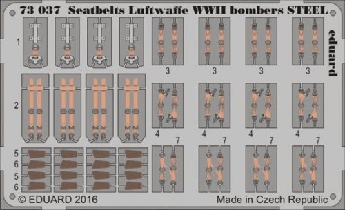 Seatbelts Luftwaffe WWII bombers STEEL
