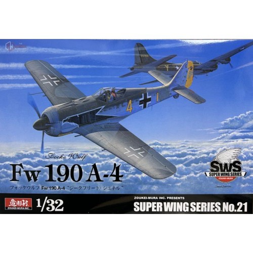Focke Wulf Fw190 A-4 with Resin Figure Limited Production