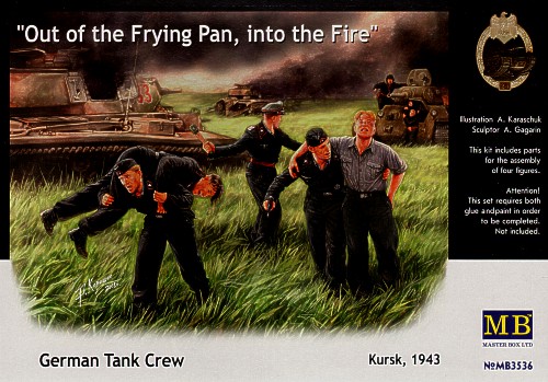 German Tank Crew, Kursk, 1943 "Out of the frying pan, into the fire"