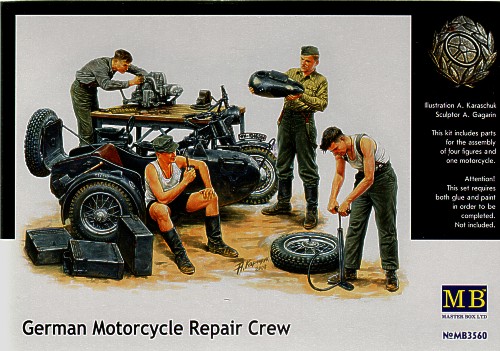 German Motorcycle Repair Crew (motorcycle included)
