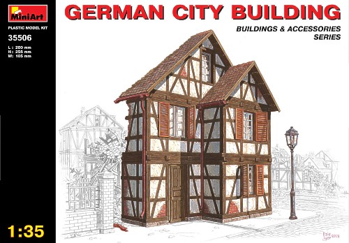 ruined German city building