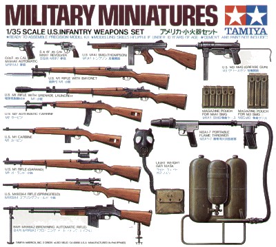 US INFANTRY WEAPONS SET
