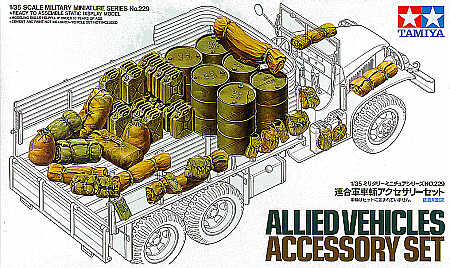 Allied Vehicles Accessory set Oil drums, jerry cans, packs