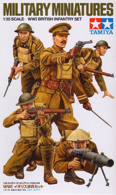 WWI British Infantry Set x 5 figs