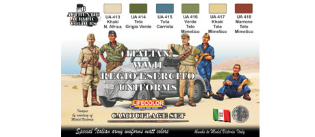 LifeColor Italian WWII Regio Esercito Uniforms Set