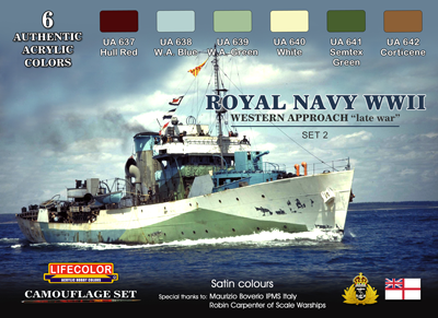 Royal Navy WWII Western Approach - Late War Set 2 (22ml x 6)