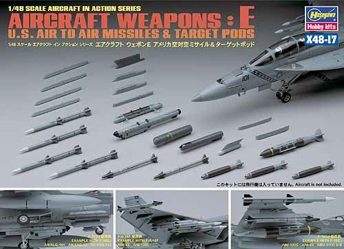 U.S. Aircraft Weapons E. Includes AIM-9X, AIM-120C, GBU-31(V)3, GBU-38, AN/AAQ-28, AN/AAQ-33, AN/ALQ-184, AN/ALQ-188,LAU-115C/A.