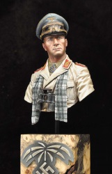 Erwin Rommel, 200mm. Bust
