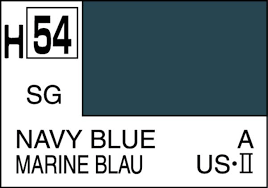 Mr. Hobby Color H54 NAVY BLUE SEMI GLOSS