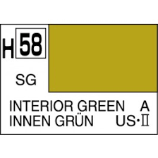 Mr. Hobby Color H58 INTERIOR GREEN SEMI GLOSS