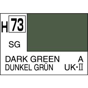 Mr. Hobby Color H73 DARK GREEN SEMI-GLOSS