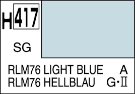 Mr. Hobby Color H417 RLM76 LIGHT BLUE SEMI-GLOSS