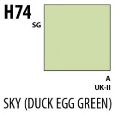Mr. Hobby Color H74 SKY (DUCK EGG GREEN) SEMI-GLOSS