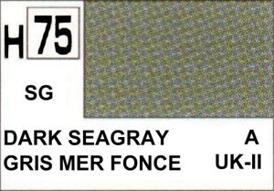 Mr. Hobby Color H75 DARK SEAGRAY SEMI-GLOSS