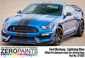 Basecoat Paint Ford Mustang Lightning Blue 60ml (pre-thinned)