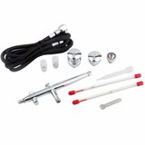 Fengda Elite Airbrush Double Action Gun Kit Gravity Airbrush Airbrush Set FE-186K with 0.2mm / 0.3mm / 0.5mm needle / injector and tube