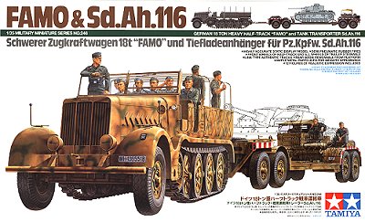FAMO & Sd.Anh.116 Schwerer Zugkraftwagen 18t "FAMO" und Tiefladeanhänger für P.Kpfw. Sd.Anh.116