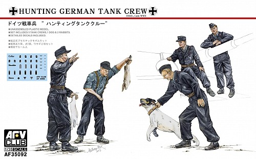 Hunting German tank crew