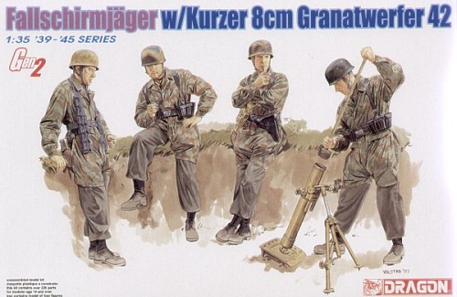 Fallschirmjager w/Kurzer 8cm Granatwerfe